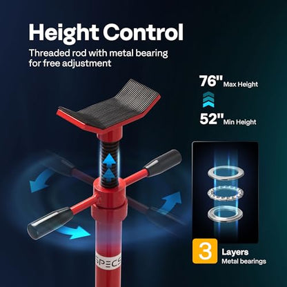 SPECSTAR Movable Underhoist Support Stand 3/4 Ton Pole Jack - style: Standard