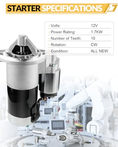 AATEE 56041012AB Starter Motor for:-Jeep Wrangler TJ 1999-2002 4.0L L6 - style: 56041012AB
