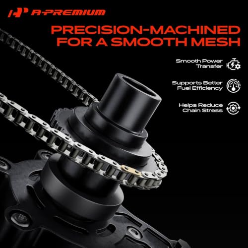 A-Premium 17PCS Engine Timing Chain Kit W/Tensioner & Guide 4.0L 6Cyl SOHC