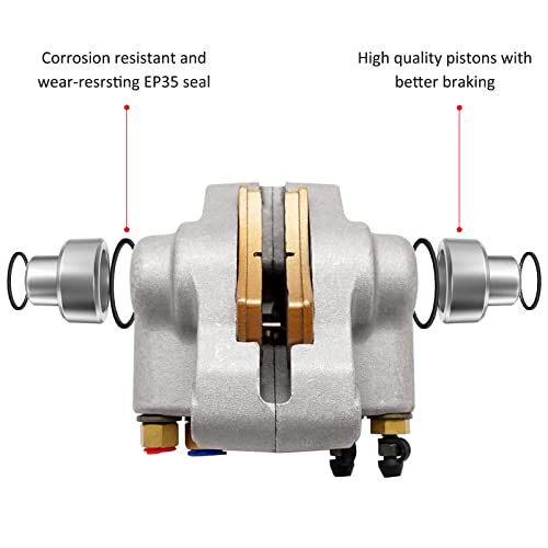 Rear Brake Caliper Assembly for Polaris Sportsman 335 400 500 Worker 335 500 Diesel 455,OEM# 1910553 1910366 1930818 1910441