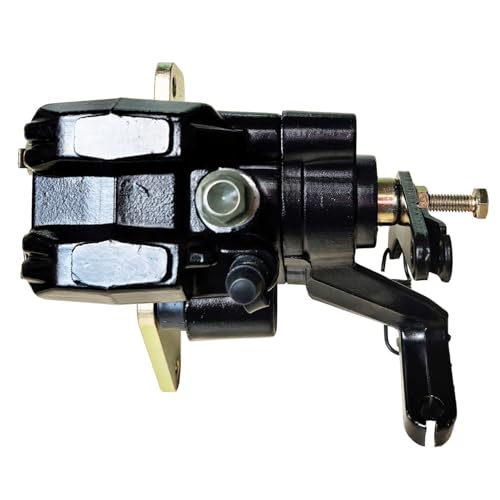Rear Brake Caliper with Parking Brake & Pads Assembly Compatible with Suzuki ATV Quadracer 450 LTR450 2006-2009 Quadsport LTZ400 2003-2013 OEM # 69100-33H00-999 69100-45G00-999