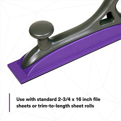 3M Hookit Dust Free Sanding Block, 05209, 70 mm x 396 mm - size: 70MM x 396MM