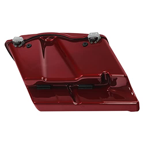 Green-L ABS 5" Stretched Saddlebag Fit for Harley Touring 1993-2013 - color: Red 2#