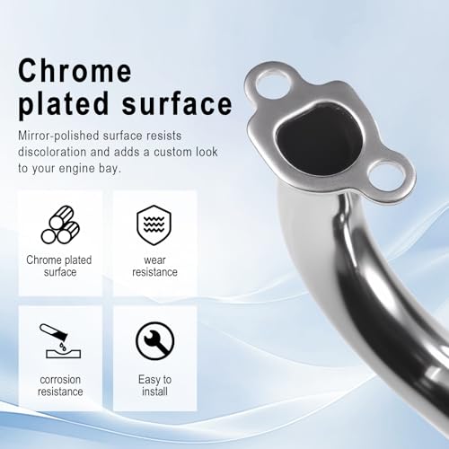 Exhaust Header Pipe Kit For Predator 212cc 224cc 196cc For Coleman CT200u CT200u-ex BT200X KT196 6.5hp Baja Warrior MB200 GX160 GX200 Clone Engine Go Kart Mini Bike Silver - style: Silver