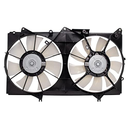 TRQ Radiator Dual Cooling Fan Assembly - style: RFA80453