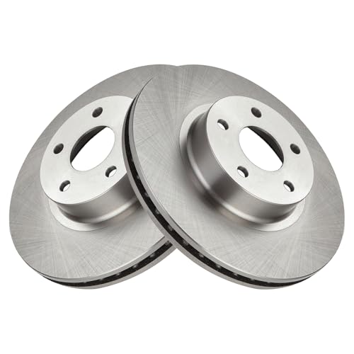 TRQ Front and Rear Ceramic Brake Pad and Rotor Set - style: BKA11741