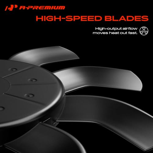 A-Premium 16'' 16 inch Slim Universal Electric Cooling Fan Assembly - style: 16 inch