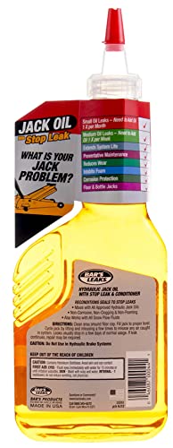 Bar's Leaks Jack Oil with Stop Leak - 12.5 oz (Pack of 2) - size: Pack of 2, style: 1 Pack