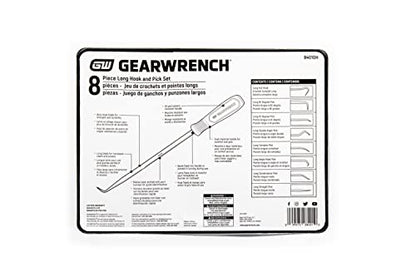 GEARWRENCH 8 Pc. Long Hook & Pick Set - 84010H - size: 8 Pc. Hook & Pick Set