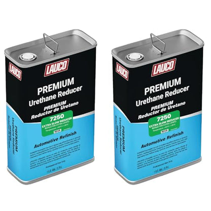 Extra Slow Urethane Grade Reducer (7250), 2 Gallons, > 95°F - For Automotive Paint and Industrial Paint Use - High Performance Automotive Grade﻿ - style: Extra Slow - Two Gallons