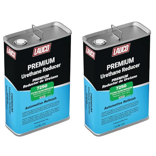 Extra Slow Urethane Grade Reducer (7250), 2 Gallons, > 95°F - For Automotive Paint and Industrial Paint Use - High Performance Automotive Grade﻿ 7250 - style: Extra Slow - Two Gallons