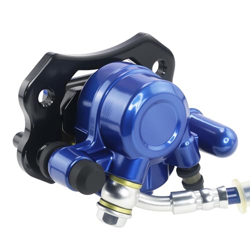 PRO BAT Rear Brake Master Cylinder Caliper With Brake Pad Assembly - color: Blue