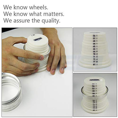 WHEEL CONNECT Hub Centric Rings, 67.1 to 63.4 Set of 4, Aluminium Alloy - size: OD.67.1mm-ID63.4mm