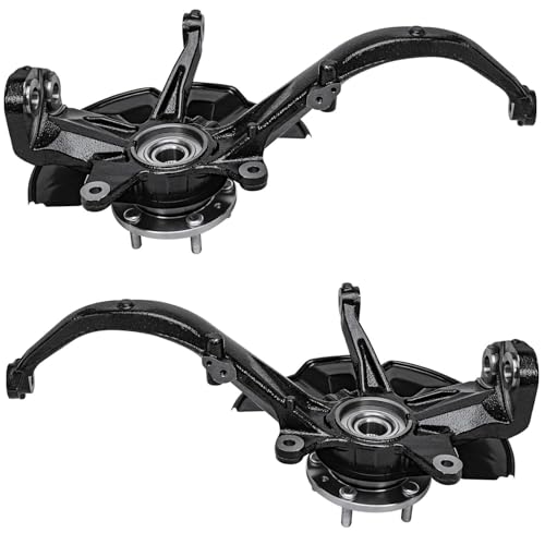 Detroit Axle - Front Steering Knuckles Wheel Hub Bearings Struts w/Coil - size: 4QU47649/ Big strut kit