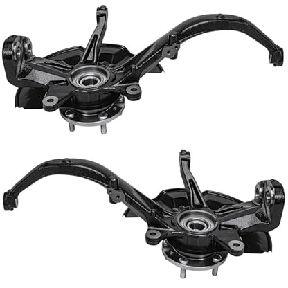 Detroit Axle - Front 6pc Steering Knuckles Kit for Ford Fusion Lincoln MKZ - size: 6AQU47660/ strut shock sway kit