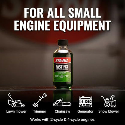 STA-BIL Fast Fix Small Engine Treatment, 8 oz 12-Pack - size: 8 Fl Oz (Pack of 12)