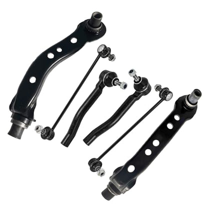 Detroit Axle - 6pc Front End Control Arms Kit for 2013-2019 Nissan Sentra - size: 6CS48552/6PC