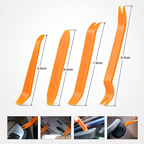 Nilight 420Pcs Fender Flare Clips & Fastener Remover for Toyota Lexus - color: 420Pcs Clips +Remover