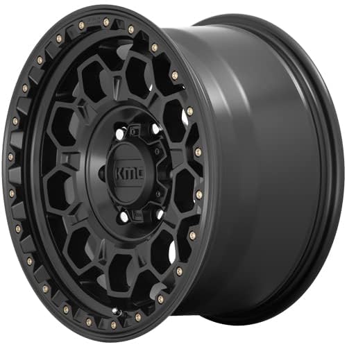 KMC TREK 17X9 5X1505.71 18mm SATIN BLACK - KM54579058718 - color: SATIN BLACK, size: 17X9, 5X150, 5.71, 18mm