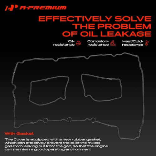 A-Premium 2.0L Turbo N20 Engine Valve Cover with Oil Cap & Gasket & Bolts