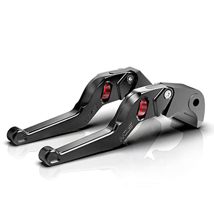 MZS Black Brake Clutch Levers for SV650 SV650S DL650 Vstrom Katana 600 750 - color: Black, size: SV650/SV650S/DL650/GSX600F/GSX750F