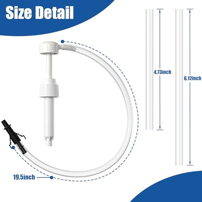 Fluid Pump for Standard Quart Bottles， 8cc Per Pump Stroke, Transmission Fluid Pump with 3rd Hand Adapter, Differential & Transmission Fluid，Transfer Gear Oil Transmission and Differential Fluid Pump - color: 8CC-1Pack
