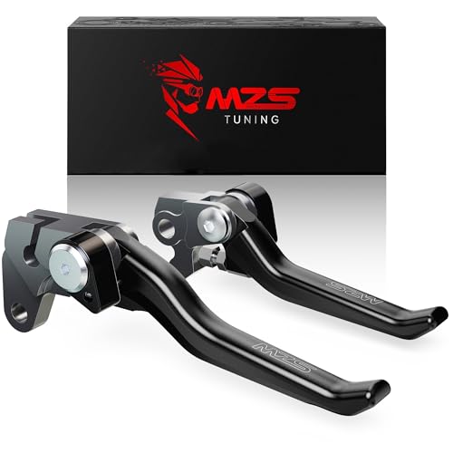 MZS Dirt Bike Pivot Clutch Brake Levers Set for DRZ125L 08-26, DRZ250 04-07 - size: DRZ125L DRZ250