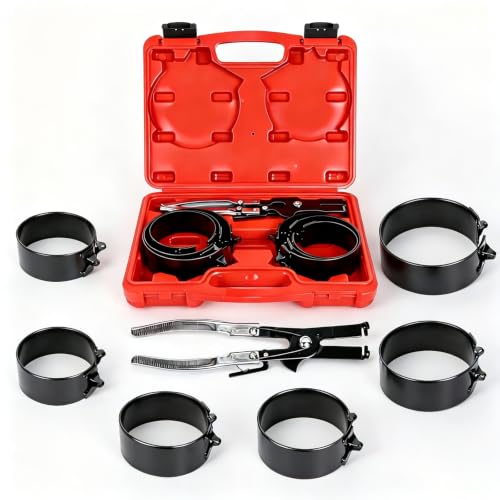 Piston Ring Compressor Tool, 7PCS Thickened Piston Ring Tool - size: 7PCS