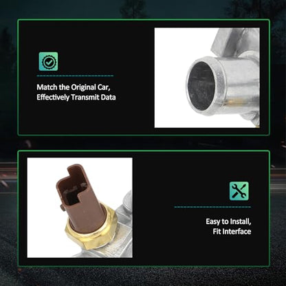 SCITOO Engine Coolant Thermostat Housing Fit for Dodge for Dart - size: 902-3041