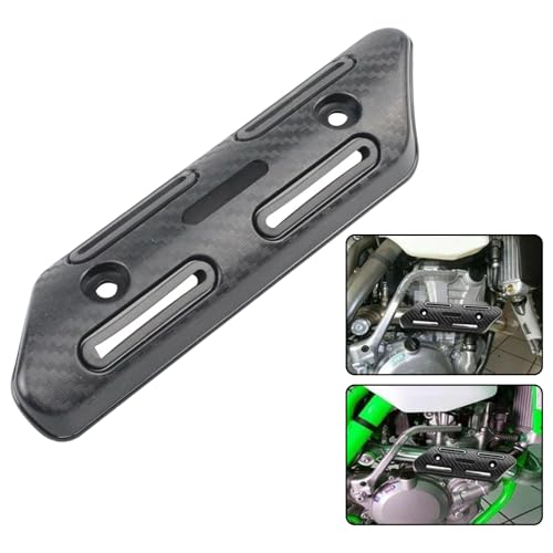1 Set Universal Motorcycle Exhaust Heat Shield Muffler Guard Pipe Heat Cover Protector for ATV Go Karts Quads