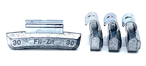 Gallardo Tire Products Wheel Weights FN Type 140 Pcs (140 Pieces FN Type) - size: 140 Pcs FN Type (10,15,20,25,30,35,40 Gr. 20 each