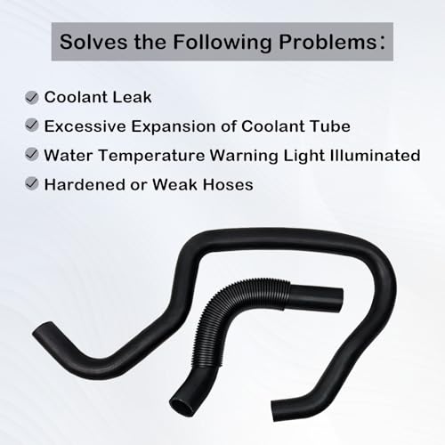 Engine Upper and Lower Radiator Coolant Hose Compatible with Cadillac Escalade Chevy Avalanche Silverado Suburban Tahoe GMC Sierra Yukon Replace 22827731 22827735