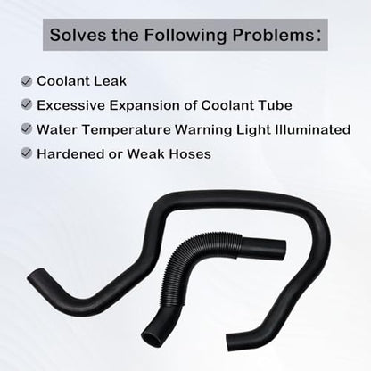 Engine Upper and Lower Radiator Coolant Hose Compatible with Cadillac Escalade Chevy Avalanche Silverado Suburban Tahoe GMC Sierra Yukon Replace 22827731 22827735