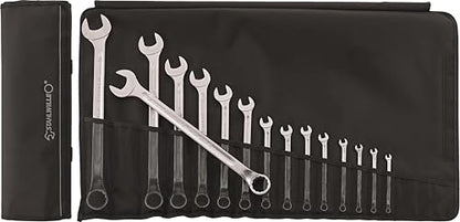 Stahlwille 96401004 14/15 Combination Spanner Set, Open-Box Long, 15 Piece Set, 6.0-32mm Range, High-Performance Quality, Chrome-Alloy-Steel, Made in Germany - style: 14/15