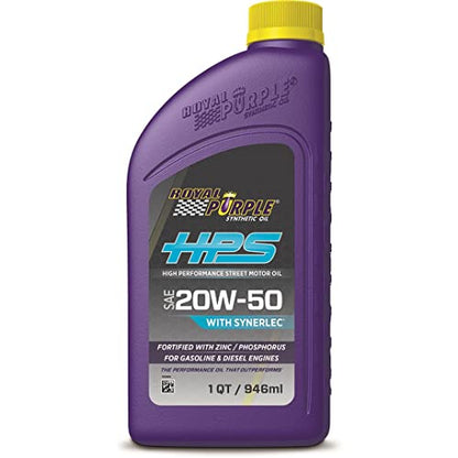 Royal Purple 31250 - HPS High Performance SAE 20W-50 Synthetic Motor Oil, 1 Quart