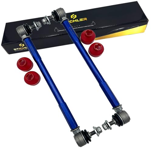 13.78-15.74'' 350-400 M10 Front Universal Heavy Duty(HD) Adjustable Aluminium Sway Bar Links Kit Replace OEM, Fit Most Cars Trucks SUVs Off-Road Vehicles Racing Specialty Use - size: 350-400 M10 Front