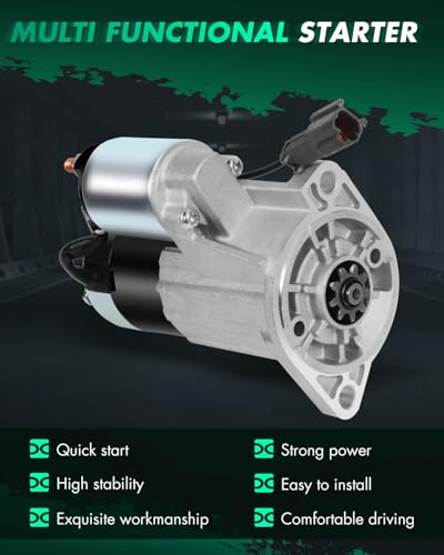 SCITOO Starter Fit For Nissan Pickup 1996-1997 L4 2.4L 17685N - style: SMT0062