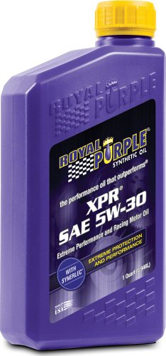 Royal Purple 12021 XPR 5W-30 Extreme Performance Synthetic Racing Motor Oil - 12 Quart - size: Case of 12 Quarts