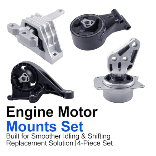 4PCS Engine Motor Mount Set Compatible with Chevy Impala Regal Malibu - size: 2014-2019 Chevy Impala Auto
