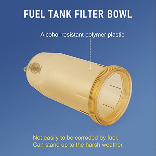 495-4 Fuel Tank Filter Bowl with Drain Valve