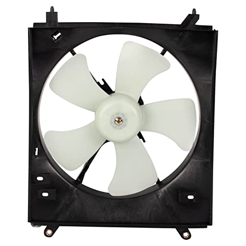 TRQ Left A/C Condenser Cooling Fan Assembly Drivers Side