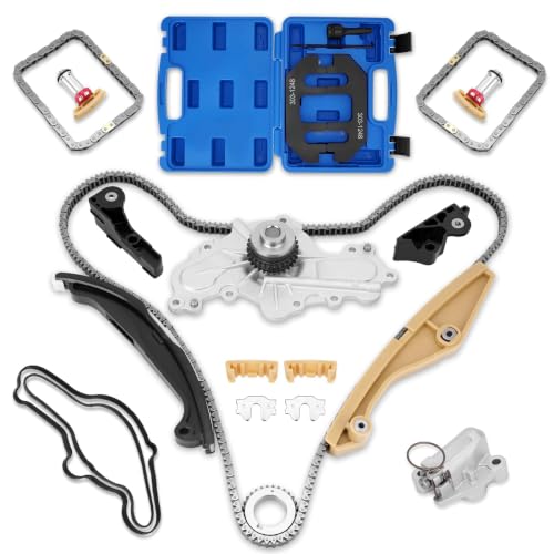 Timing Chain Kit with Water Pump & Camshaft Holding for 3.5L 3.7L V6