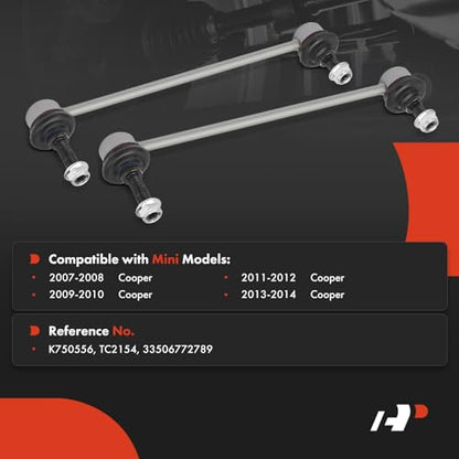 A-Premium Rear Sway Bar Link Stabilizer Bar Link, Compatible with Mini
