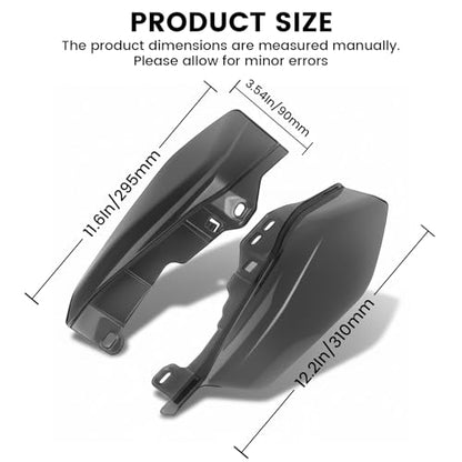 Heat Shields for Harley Davidson Touring Street Glide Road Glide Electra Glide Road King Ultra Limited Tri Glide CVO 2017-2024 2025, Gloss Black - color: Black