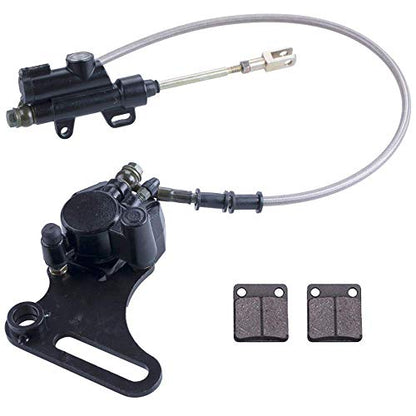 15mm Rear Brake Assembly Master Cylinder Caliper Replacement Compatible with Coolster SDG SSR 107 110 125 I BK12