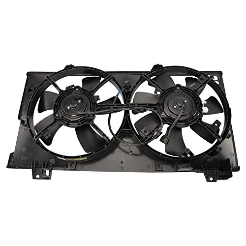 TRQ Radiator Dual Cooling Fan Assembly - style: RFA83636