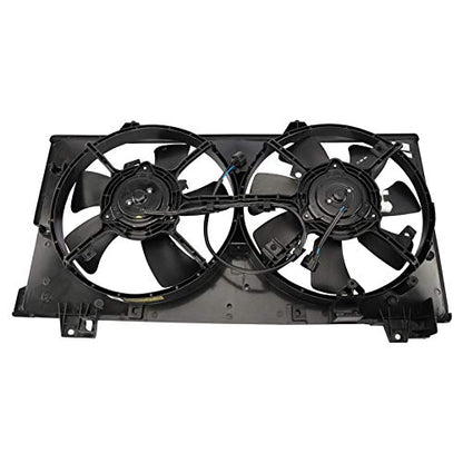 TRQ Radiator Dual Cooling Fan Assembly - style: RFA83636