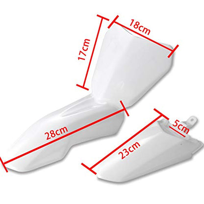 CLEO Plastic Fairing Body Parts Fender Kits Replace For TTR50 TTR50E 2006-2016 Pit Dirt Bike (white) - color: white