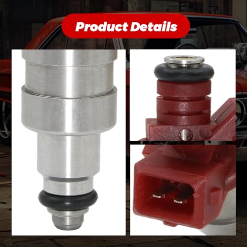 4-Pack Fuel Injectors Set | Compatible with Jeep Cherokee Wrangler 1991-1995 Comanche 1991-1992 2.5L L4 VIN:P| Replaces FJ714 53007232AB 812-11105 - size: 4 X FJ714