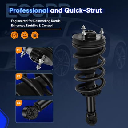 ECCPP Complete Struts Spring Assembly Fit for Chevrolet Avalanche 2007-2013 - size: 139104